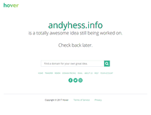 Tablet Screenshot of andyhess.info